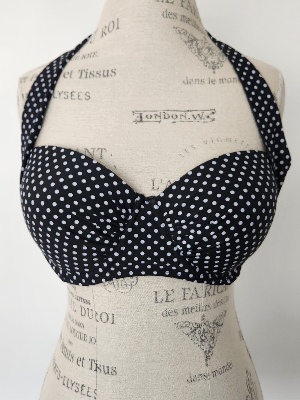 90s Polkadot Pinup Bikini Top